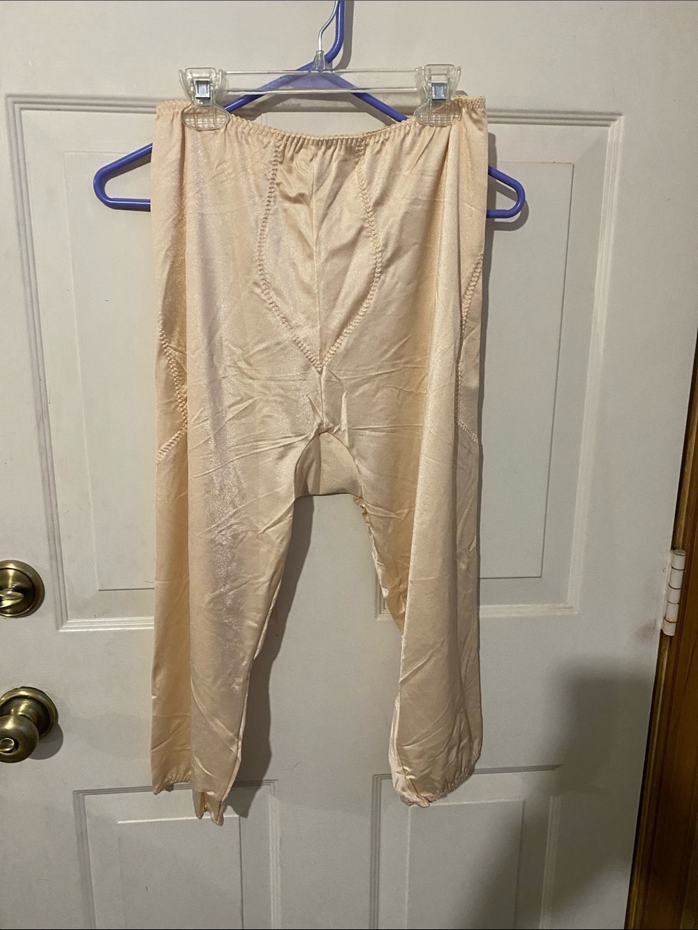 Vintage Nude/Peach Full Slip Pant Rago Size 8/xl
